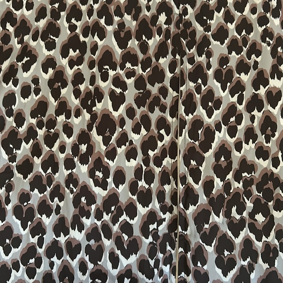 PAIGE Delfina Blue Ice Leopard-Print Skirt Size Small - Picture 5 of 10